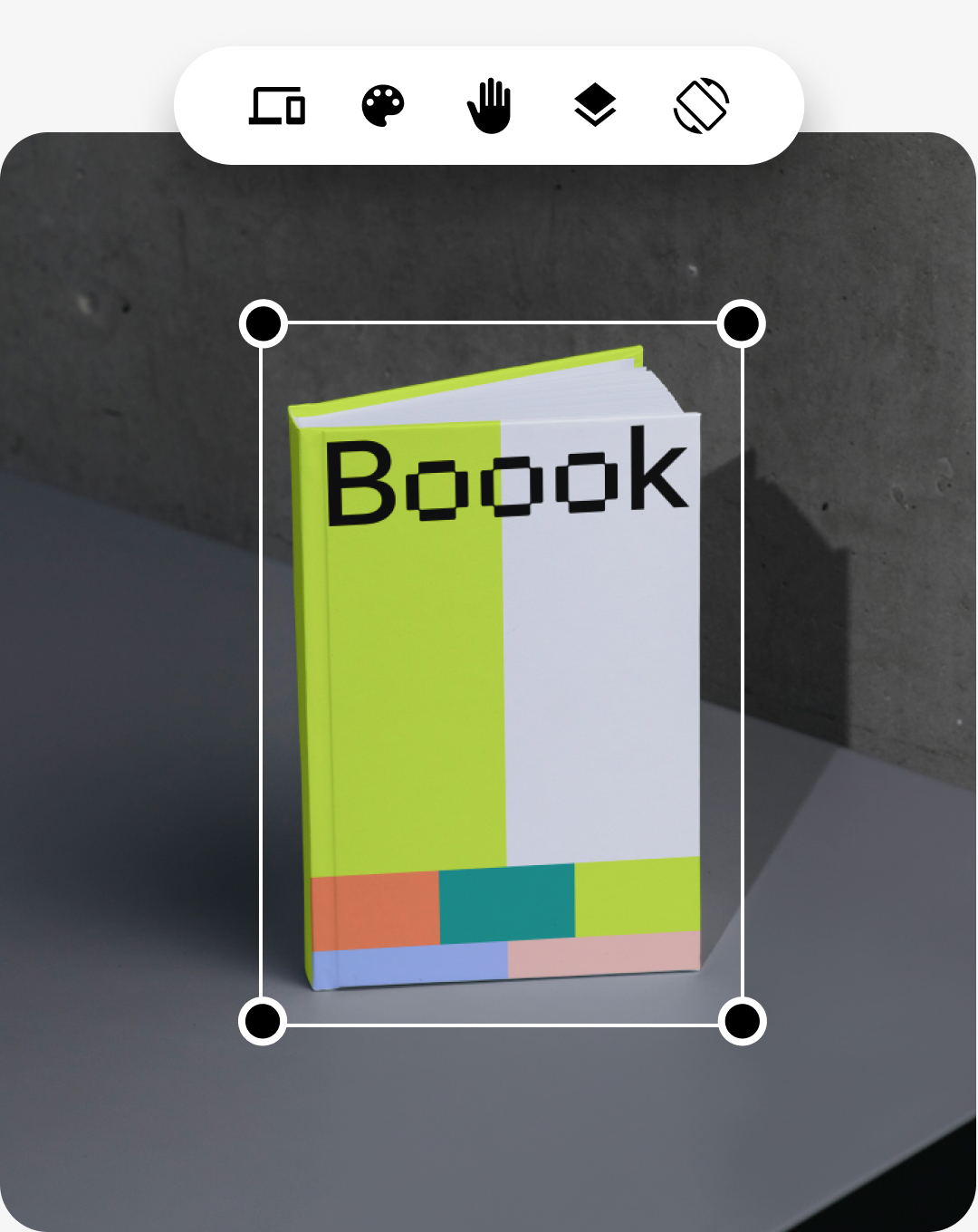 Modifiez votre mockup livre si nécessaire