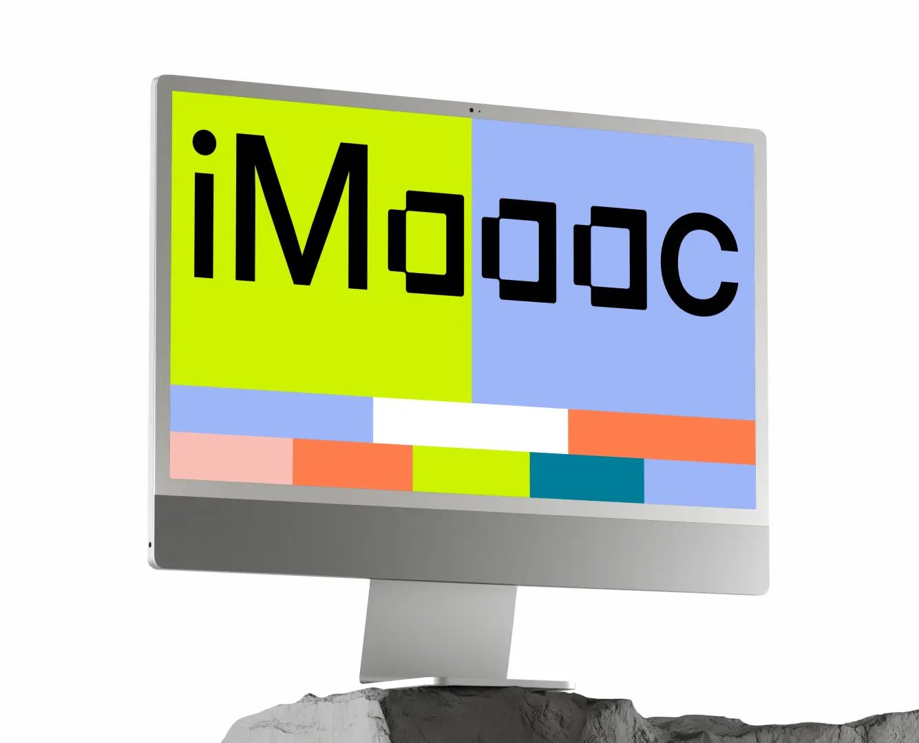 iMac Mockup sur fond transparent