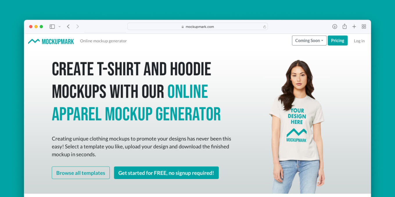 MockupMark - Print and apparel mockups