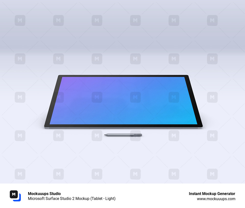 Microsoft Surface Studio 2 Mockup (Tablette - Léger)