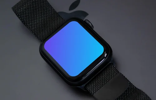 Apple Watch mockup et Macbook Pro